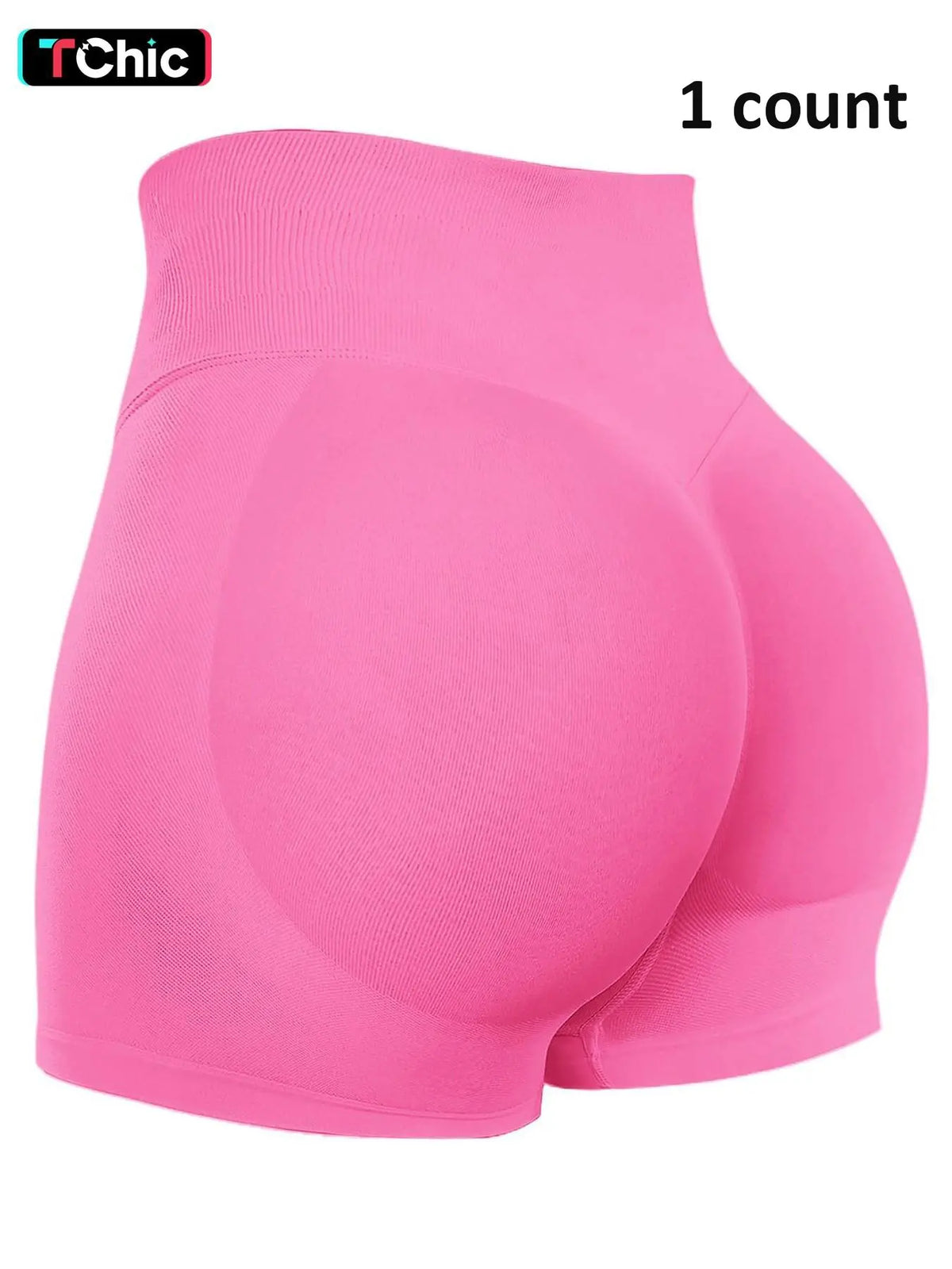 Women's Seamless Biker Shorts, 1-5 Pack Invisible Scrunch Butt Lifting Gym Shorts, Breathable High Stretch Sportswear for Indoor and Outdoor Activities