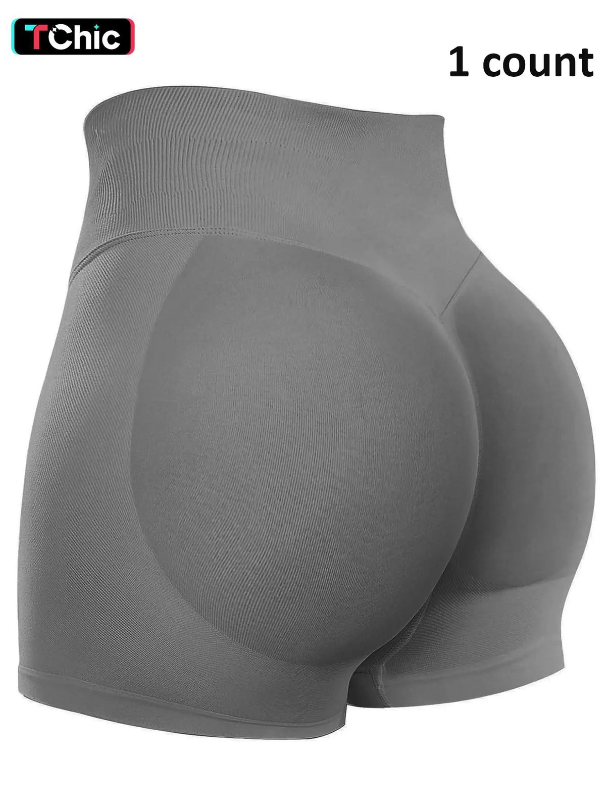 Women's Seamless Biker Shorts, 1-5 Pack Invisible Scrunch Butt Lifting Gym Shorts, Breathable High Stretch Sportswear for Indoor and Outdoor Activities