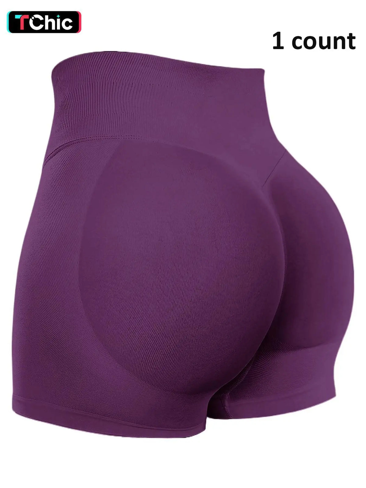 Women's Seamless Biker Shorts, 1-5 Pack Invisible Scrunch Butt Lifting Gym Shorts, Breathable High Stretch Sportswear for Indoor and Outdoor Activities