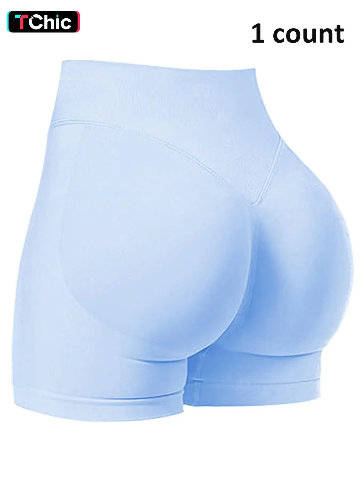 Women's Seamless Biker Shorts, 1-5 Pack Invisible Scrunch Butt Lifting Gym Shorts, Breathable High Stretch Sportswear for Indoor and Outdoor Activities