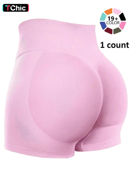 Women's Seamless Biker Shorts, 1-5 Pack Invisible Scrunch Butt Lifting Gym Shorts, Breathable High Stretch Sportswear for Indoor and Outdoor Activities