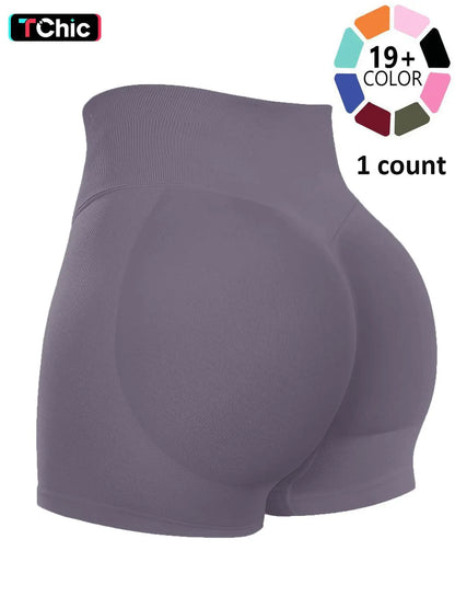 Women's Seamless Biker Shorts, 1-5 Pack Invisible Scrunch Butt Lifting Gym Shorts, Breathable High Stretch Sportswear for Indoor and Outdoor Activities