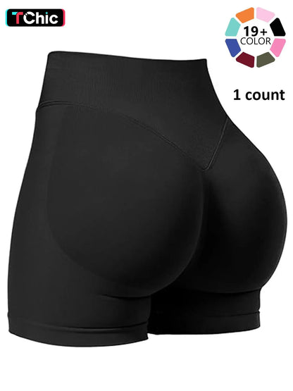 Women's Seamless Biker Shorts, 1-5 Pack Invisible Scrunch Butt Lifting Gym Shorts, Breathable High Stretch Sportswear for Indoor and Outdoor Activities