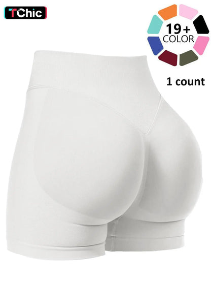 Women's Seamless Biker Shorts, 1-5 Pack Invisible Scrunch Butt Lifting Gym Shorts, Breathable High Stretch Sportswear for Indoor and Outdoor Activities