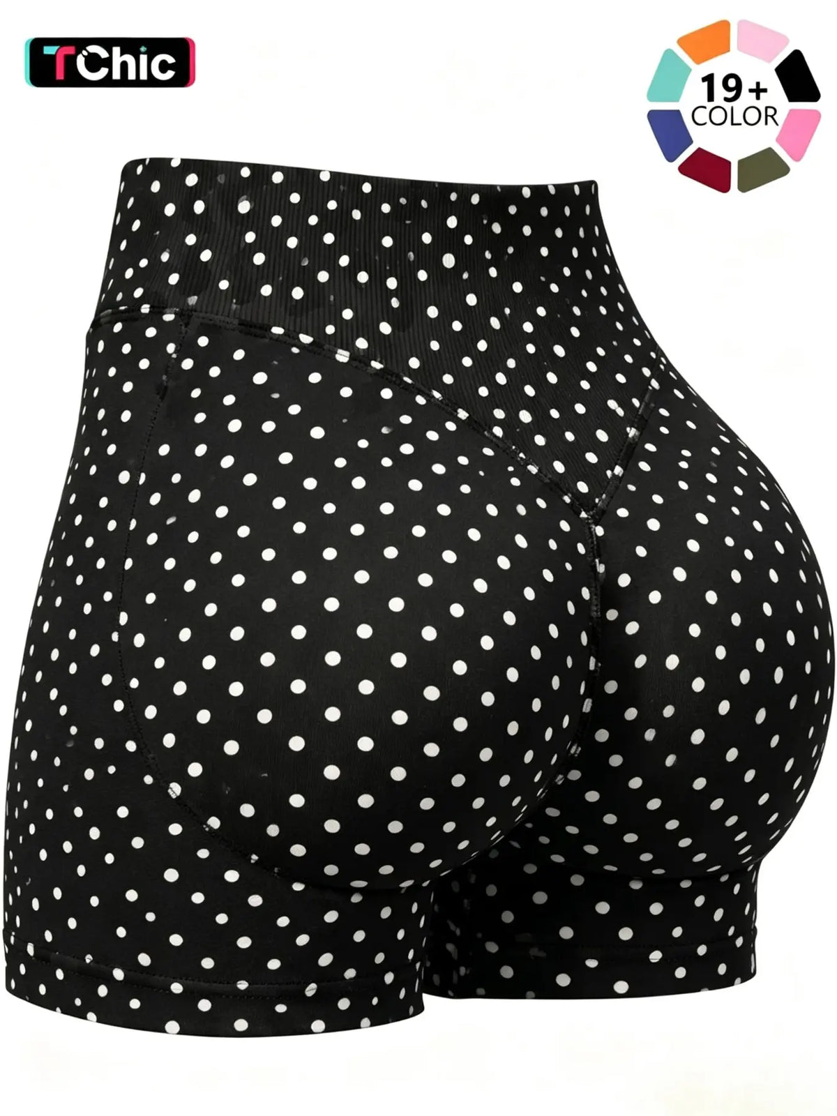 Women's Seamless Biker Shorts, 1-5 Pack Invisible Scrunch Butt Lifting Gym Shorts, Breathable High Stretch Sportswear for Indoor and Outdoor Activities