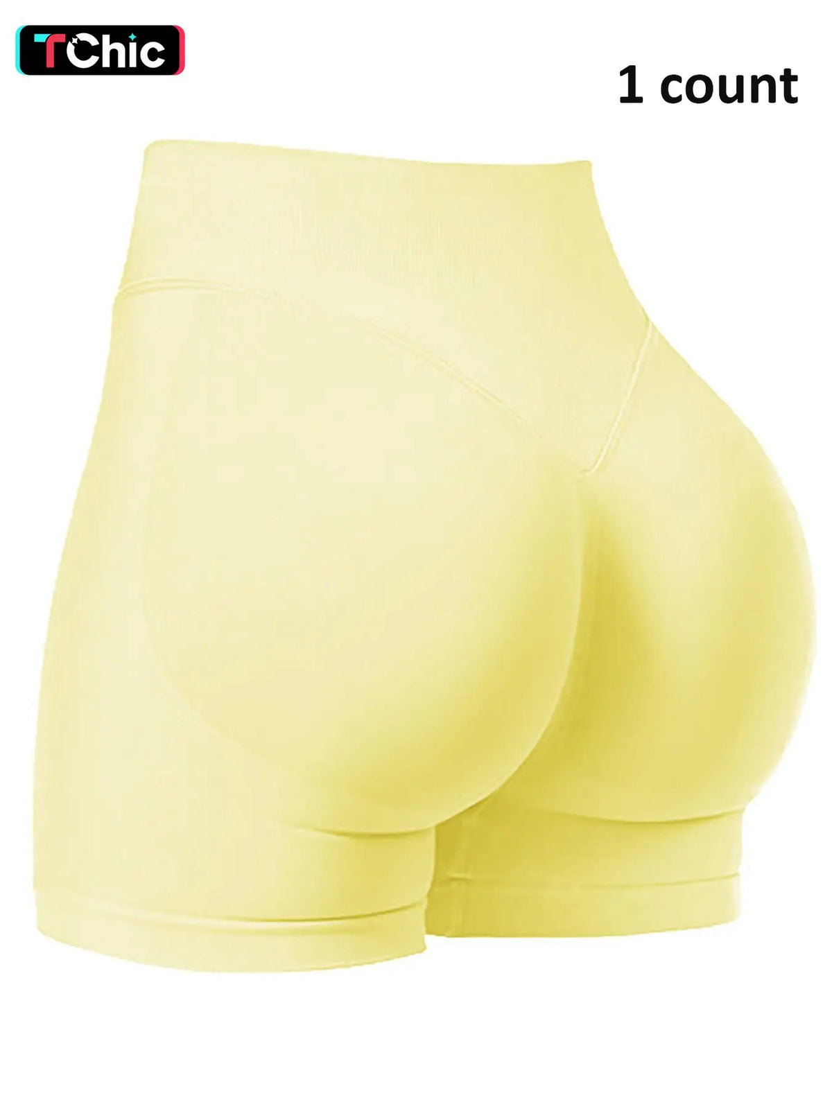 Women's Seamless Biker Shorts, 1-5 Pack Invisible Scrunch Butt Lifting Gym Shorts, Breathable High Stretch Sportswear for Indoor and Outdoor Activities