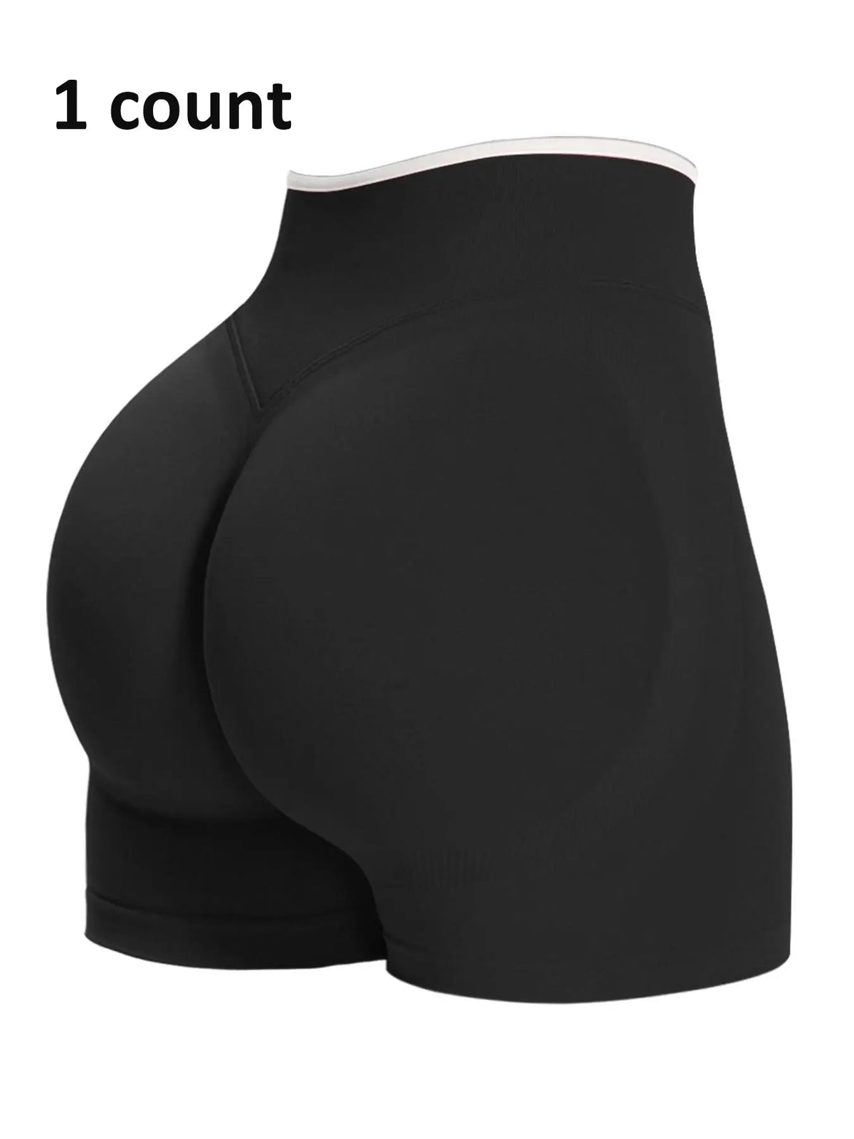 Women's Seamless Biker Shorts, 1-5 Pack Invisible Scrunch Butt Lifting Gym Shorts, Breathable High Stretch Sportswear for Indoor and Outdoor Activities
