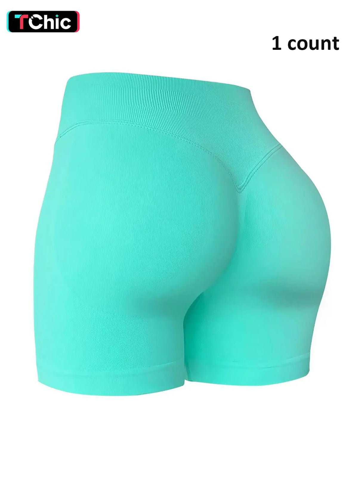 Women's Seamless Biker Shorts, 1-5 Pack Invisible Scrunch Butt Lifting Gym Shorts, Breathable High Stretch Sportswear for Indoor and Outdoor Activities